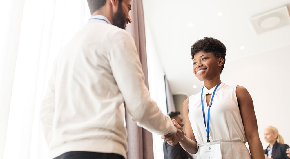 people meeting at conference